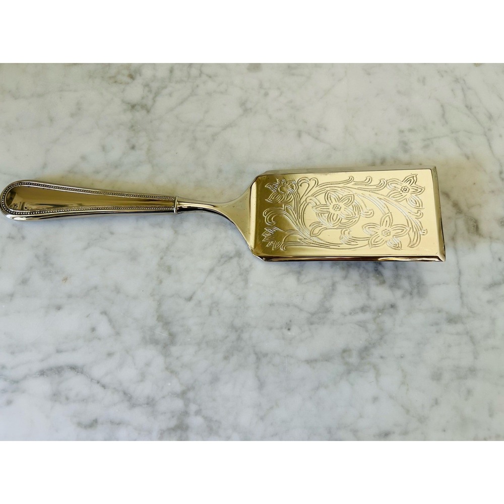 SilverPlated Server Original Box Holiday Server 1993 TOWLE Cake Lasagna